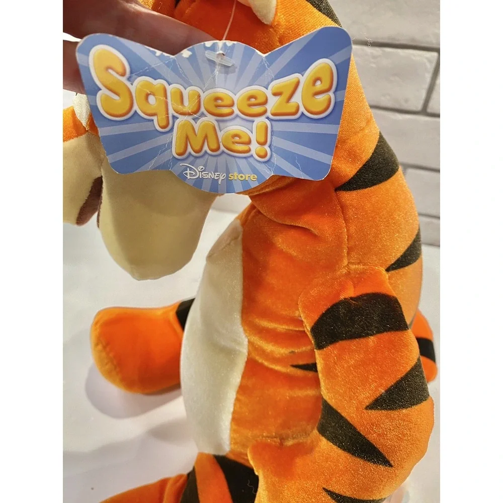 Disney Store Tigger Plush‎ Toy w/ Curly Tail Stuffed 12